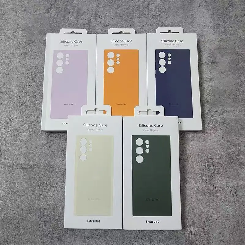 Galaxy S24 Uitra S23 Ultra Silky Silicone Cover Luxury Soft Touch - Image 1