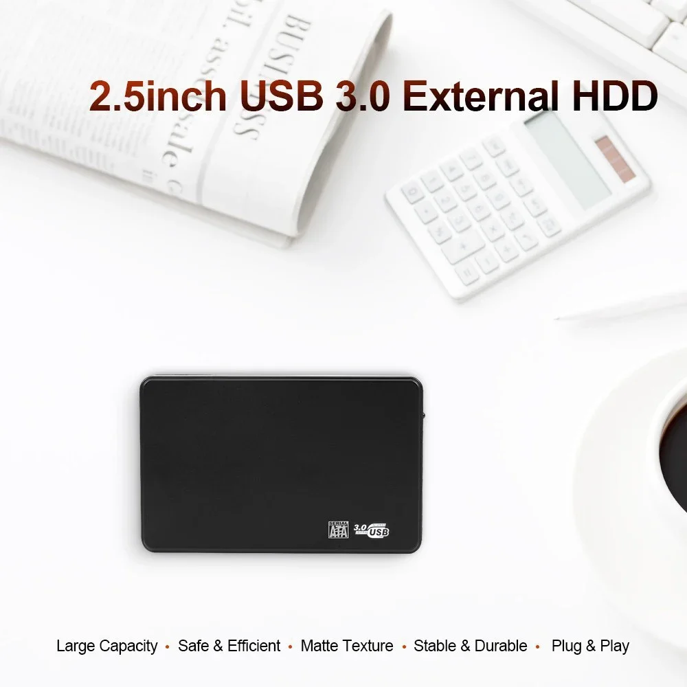 SATA HDD SSD External Hard Drive Case High Speed External Hard Drive for PC Laptop PS5 - Image 5