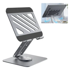 Universal Phone Tablet Desktop Stand Aluminum Alloy Rotation Folding Adjustable