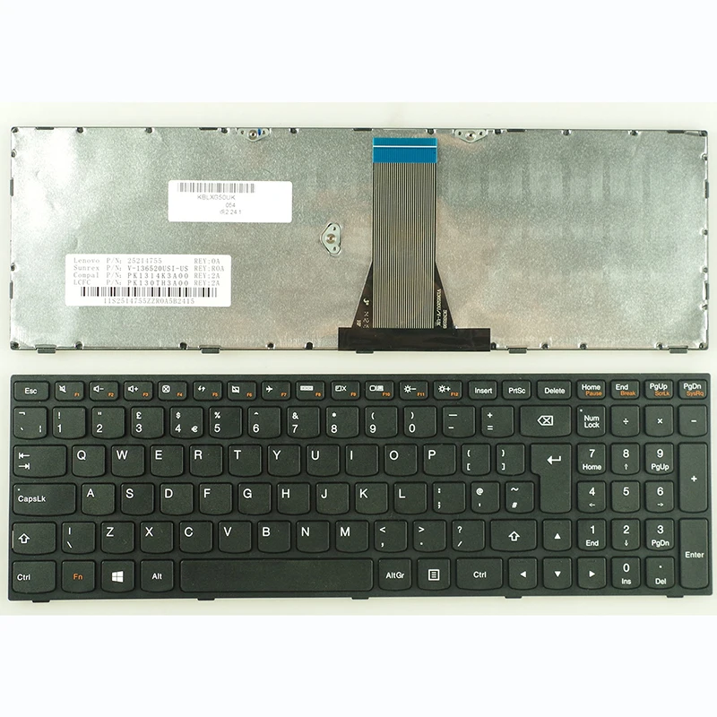 Lenovo Keyboard for  Z50 Z50-30 Z50-45 Z50-70 Z50-80 Z51 Z51-30 Z51-45 - Image 15