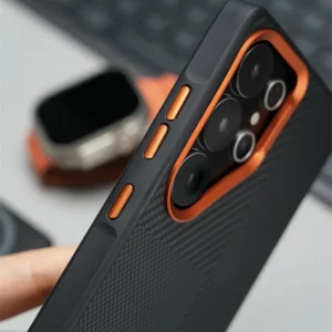 Matte Carbon Fiber Case for Samsung Galaxy S25 S24 S23 Ultra - Image 2