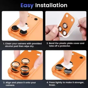 Metal Armor Lens Camera Protector for Iphone 17 Promax 17Pro 17Air - Image 8