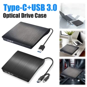 External Drive Shell Usb3.0/Usb3.0+Type-C Optical Drive Case 9.5Mm/12.7Mm - Image 2