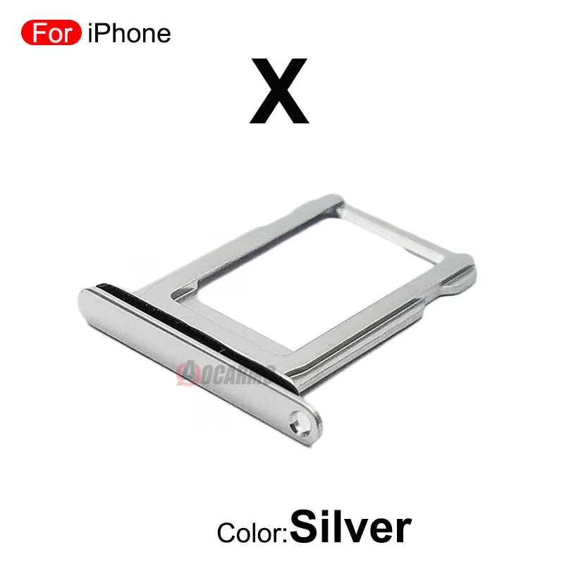 Black Silver Gold Sim Tray Card Slot for Iphone X XS - Image 10