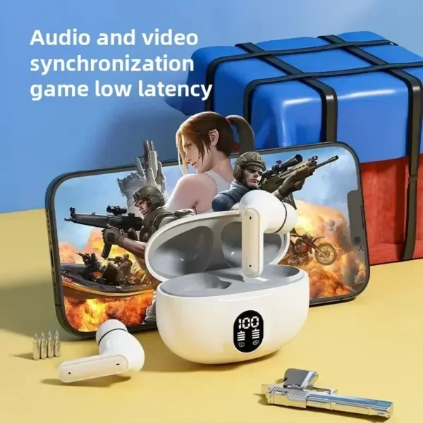 TWS Wireless Headphones Bluetooth Headphones with Microphone Noise Reduction