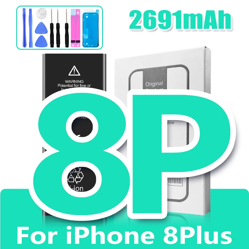 Battery for Iphone 7 8 6S 6 plus X XR 11 11Pro Xs Max High Capacity - Image 38