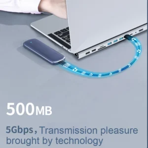 14-In-1 Type C Hub Expansion Docking Station for Ipad Laptop Notebook - Image 7