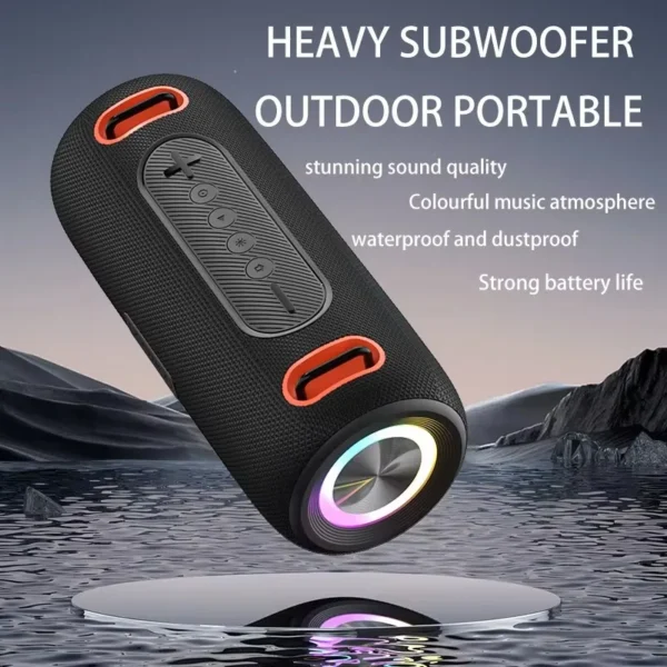 Outdoor Portable with Hand with RGB Light Speaker Subwoofer