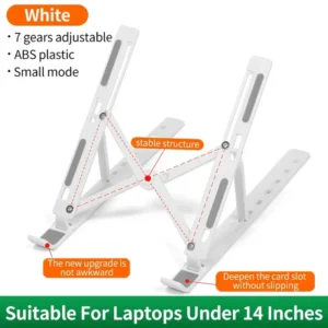Adjustable Laptop Stand Portable Foldable Notebook Bracket Computer Monitor Holder for Macbook Air Ipad Tablets Base Accessories - Image 11