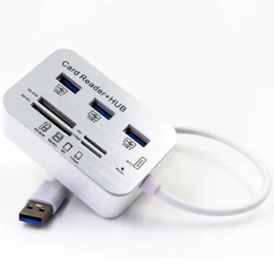 7-In-1 USB 3.0 Splitter, Card Reader, Computer Expansion