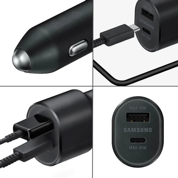 Type C Car Charger USB a 45W Fast Charging PD Phone