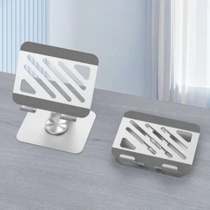 Universal Phone Tablet Desktop Stand Aluminum Alloy Rotation Folding Adjustable - Image 8