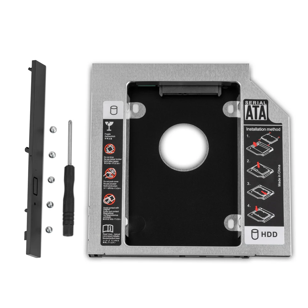 CD DVD ROM to SSD HDD Caddy SATA 3.0 for 2.5