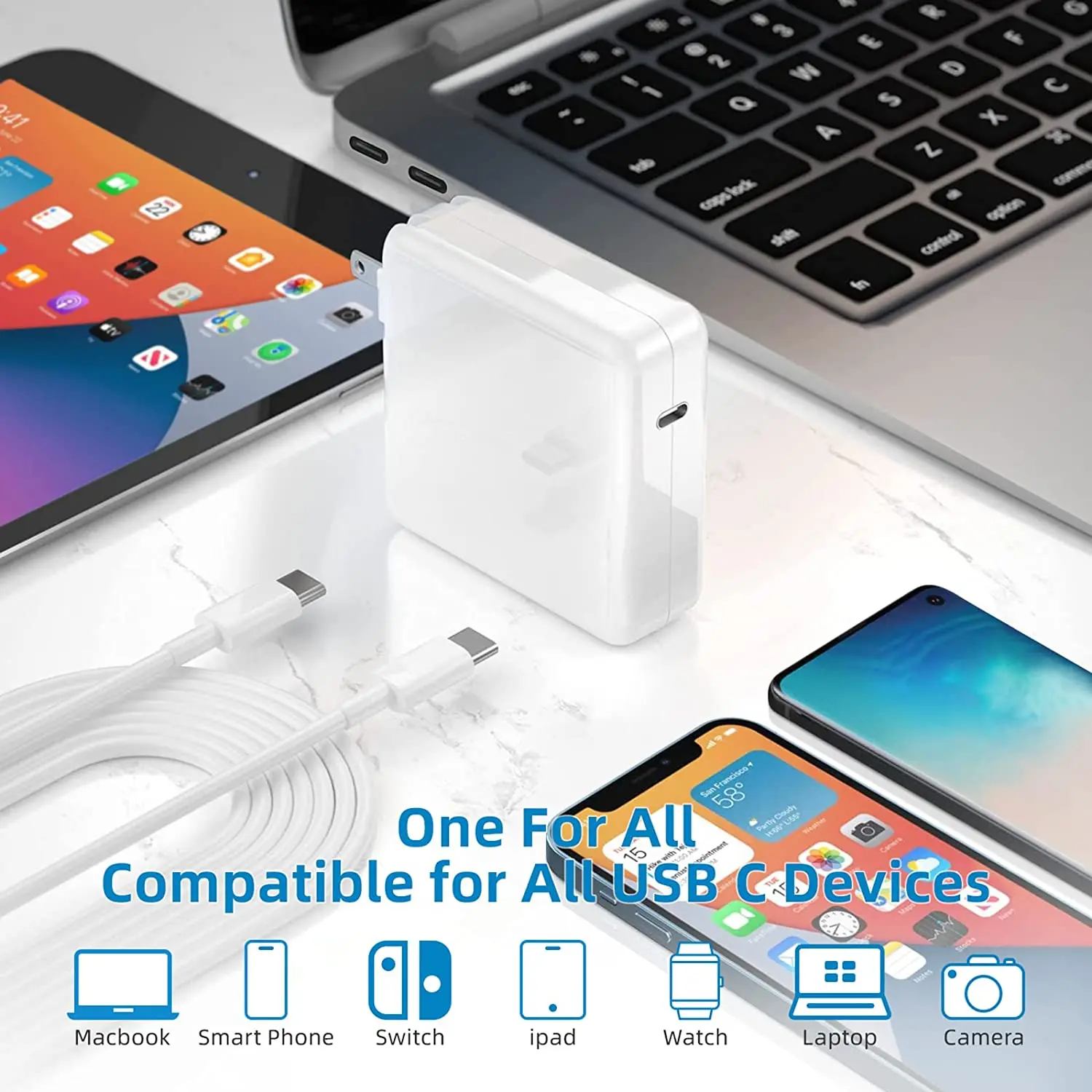 Power Adapter for Macbook Pro 16/15/14/13 Inch & Ipad Pro (2021-2018) 140W - Image 7