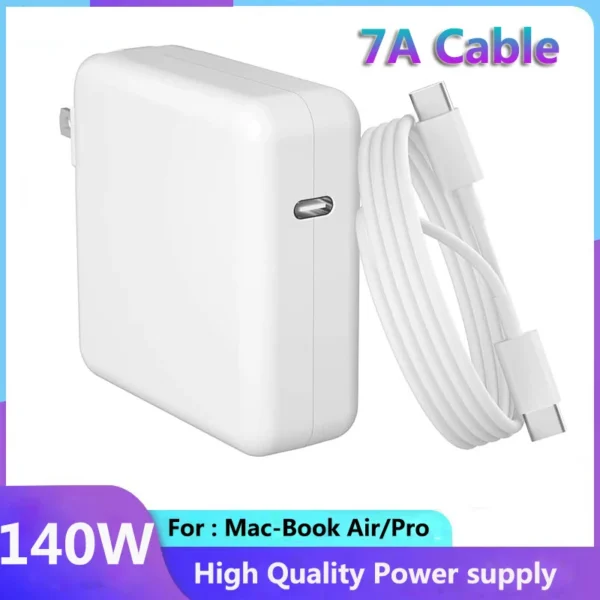 Power Adapter for Macbook Pro 16/15/14/13 Inch & Ipad Pro (2021-2018) 140W
