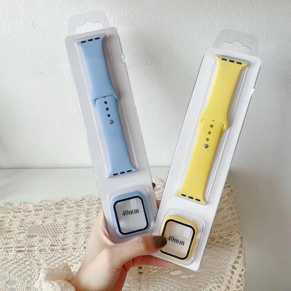 Case+Strap for iWatch Band 45Mm 44Mm 41Mm 40Mm 42Mm 38Mm 44 Mm