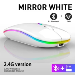 Wireless Mouse RGB Rechargeable Bluetooth Mice Wireless Computer Mause LED Backlit Ergonomic Gaming Mouse for Laptop PC 3600DPI - Image 13