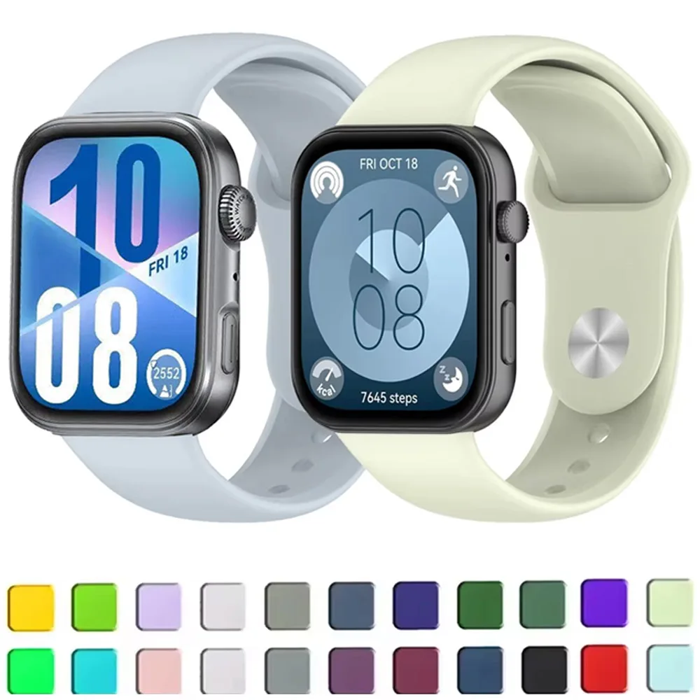 Soft Silicone Strap for  iWatch Fit 3/Fit 4/4 Pro Band Replaceable - Image 3