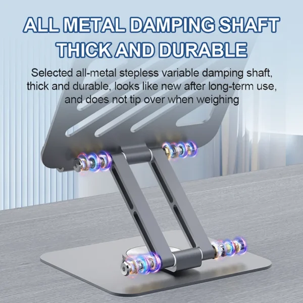 Universal Phone Tablet Desktop Stand Aluminum Alloy Rotation Folding Adjustable