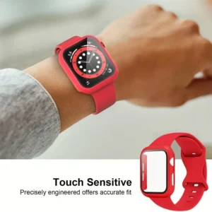 Glass+Case+Band for iWatch Bands 44Mm 40Mm 45Mm Iwatch Straps - Image 5