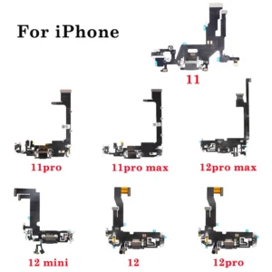 Charging Port Flex Cable for Iphone 11 12 Pro Max Mini Dock Charger Connector