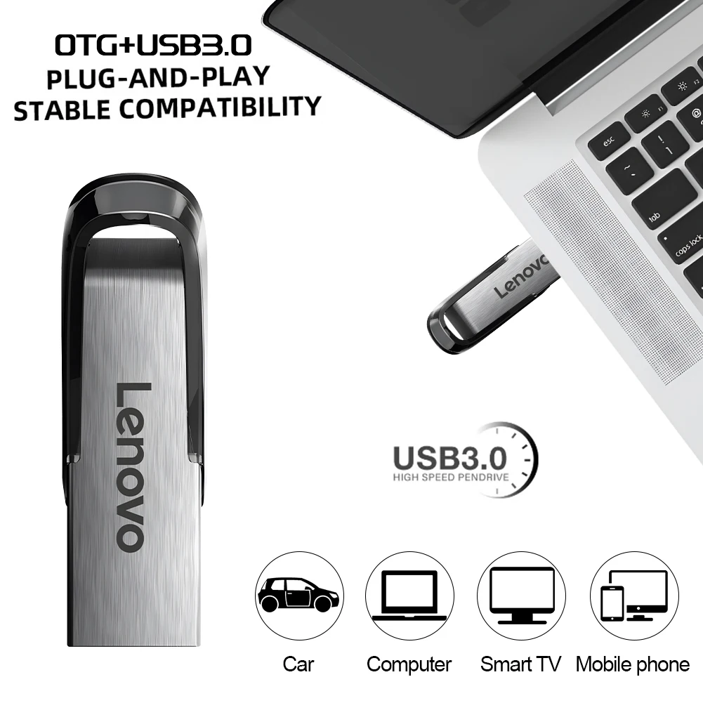Flash Drives Usb 3.0 Mini High Speed Metal Pendrive Portable Drive Storage U Disk - Image 3