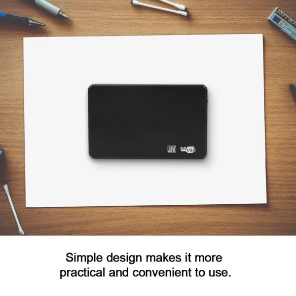 SATA HDD SSD External Hard Drive Case High Speed External Hard Drive for PC Laptop PS5