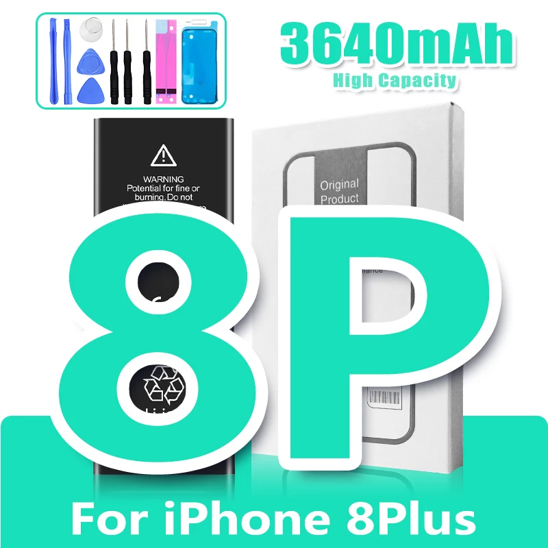 Battery for Iphone 7 8 6S 6 plus X XR 11 11Pro Xs Max High Capacity - Image 37