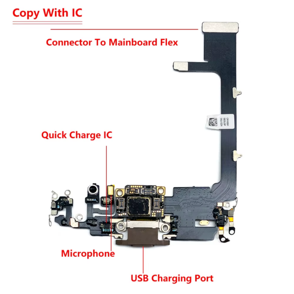 Iphone 11 Pro Max 11Pro Charging Dock Port Board with Mic Microphone