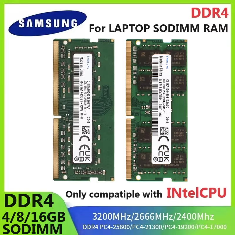 PC Memory DDR4 RAM 4GB 8GB 16GB  Ram Laptop for Intel CPU PC4 - Image 2