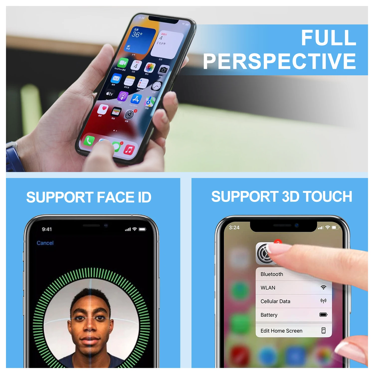 OLED Iphone X XR XS Max LCD for Iphone 11 12 13 Pro Max 13 Mini 14 plus 15 - Image 3