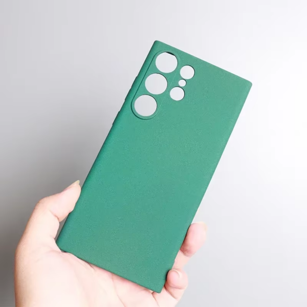 For Samsung Galaxy S25 S24 S23 FE S22 S21 S20 Ultra plus S10 Case Sand Matte Soft Silicon Full Protect Camera Cover Shell Fundas