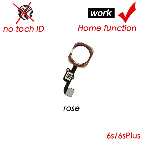 Home Button Flex Replacement for Iphone 5S 6 6S 6Splus 7 8 plus Menu Main Key Flex Cable NO Fingerprint