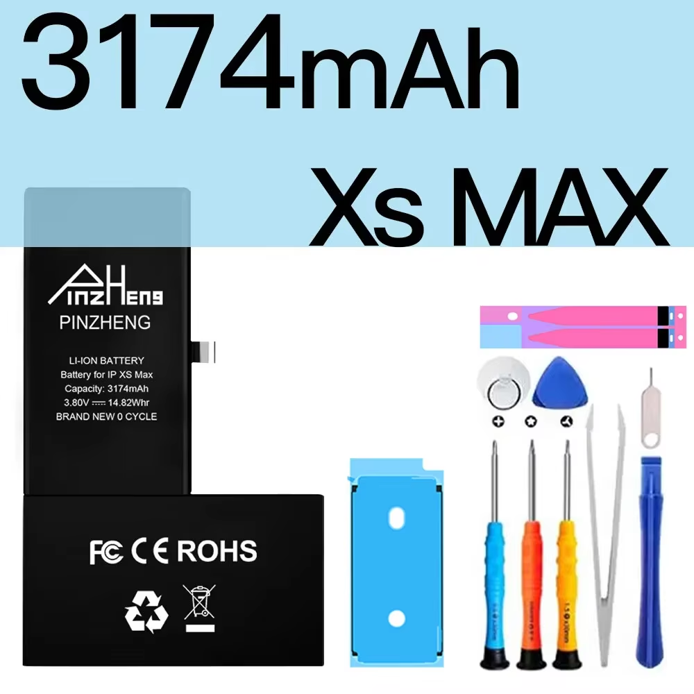 PINZHENG Battery for Iphone X XR XS 11 12 13 Mini Max Pro Promax Real High Capacity Replacement Bateria Warranty One Year - Image 17