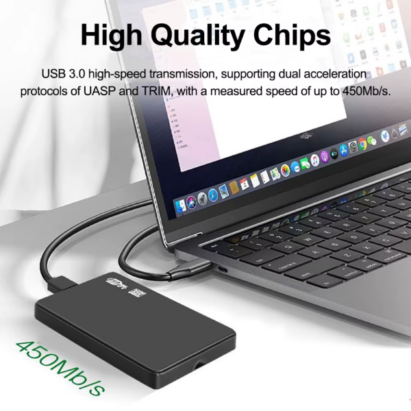 USB 3.0 HDD Enclosure SATA SSD Hard Drive Case External Housing Hard Disk
