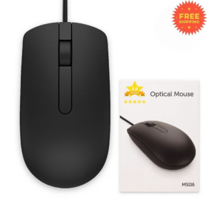 DELL MOUSE MS116 USB WIRED-BLACK-SC - Image 2