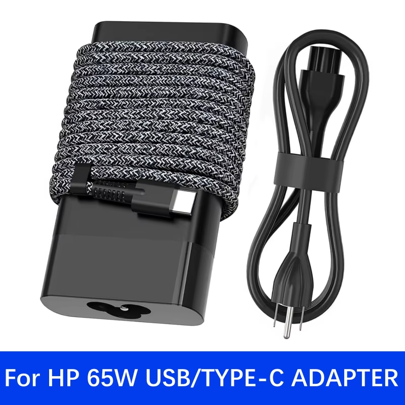 Slim HP 65W USB C Charger，For HP Elitebook Chromebook Spectre Probook Envy - Image 2
