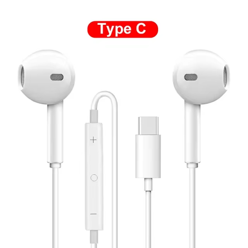 Wired Headphone Type C Earphone For Redmi Poco Huawei Samsung Earbuds Headset - Image 10