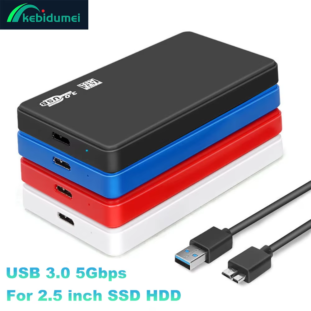 USB 3.0 HDD Enclosure SATA SSD Hard Drive Case  External Housing Hard Disk - Image 2