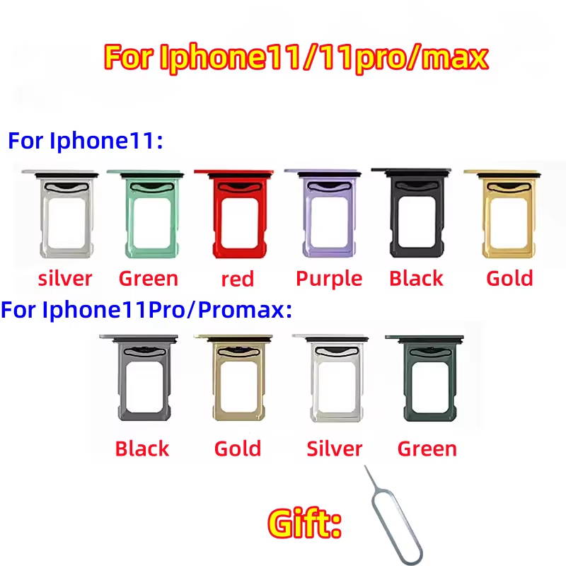 SIM Card Tray for Iphone 11/11Pro/11Promax Card Slot - Image 2