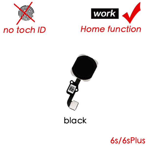 Home Button Flex Replacement for Iphone 5S 6 6S 6Splus 7 8 plus Menu Main Key Flex Cable NO Fingerprint