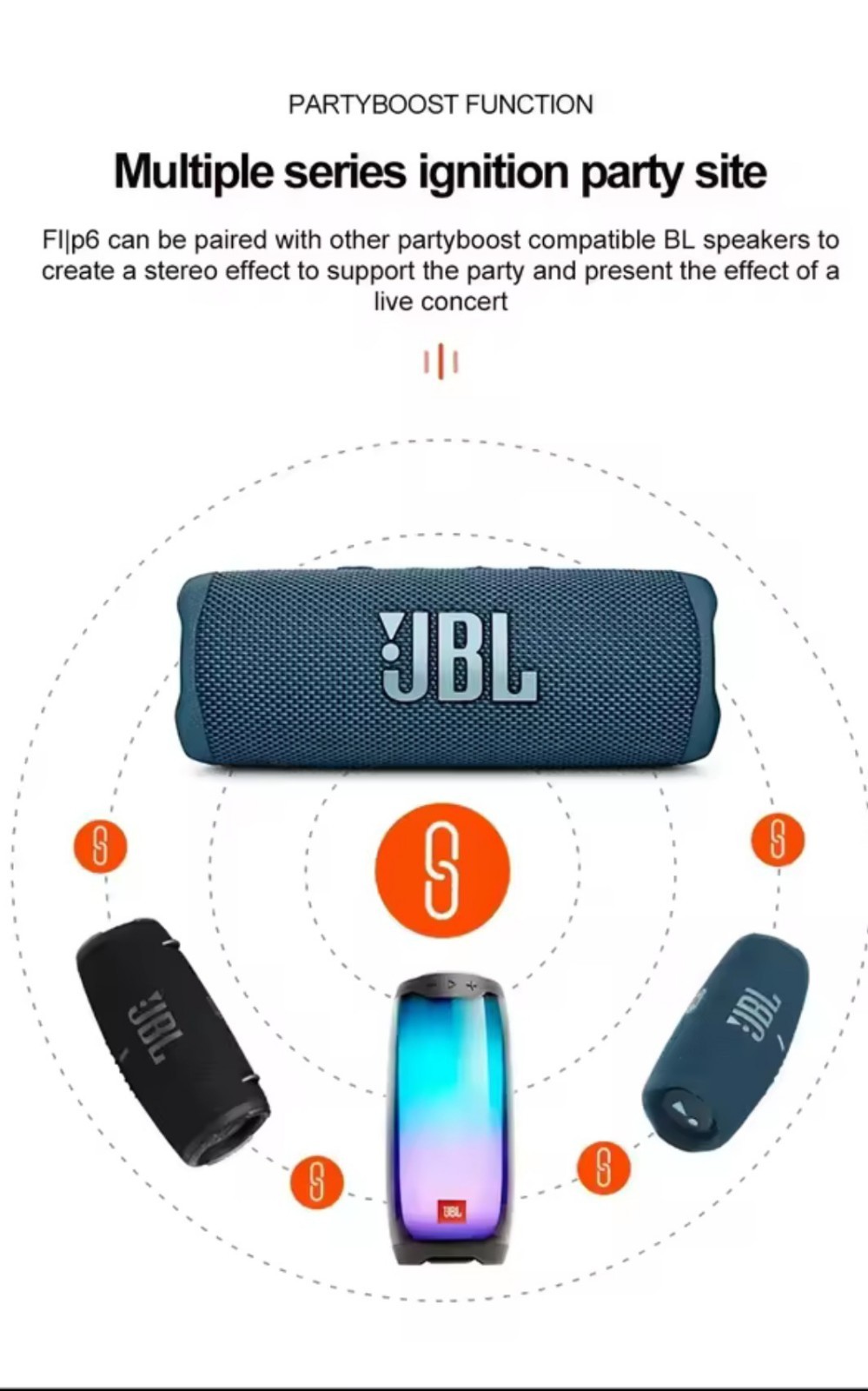 JBL Flip 6 Bluetooth Speaker - Powerful, Waterproof & Portable - Image 4