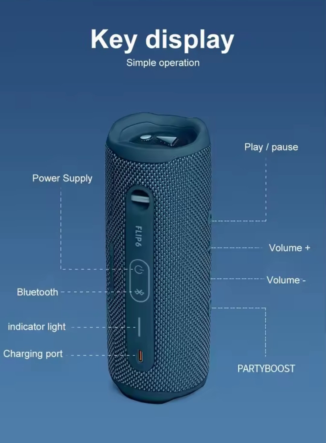 JBL Flip 6 Bluetooth Speaker - Powerful, Waterproof & Portable - Image 7