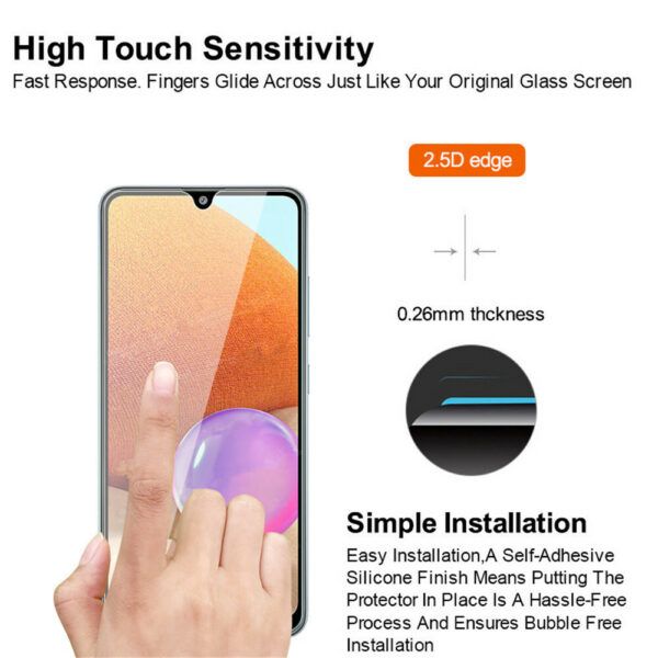 Tempered Glass for Samsung Galaxy A07 A26 A36 A56 S25 FE A16 S22 A06 A54 A17 A05