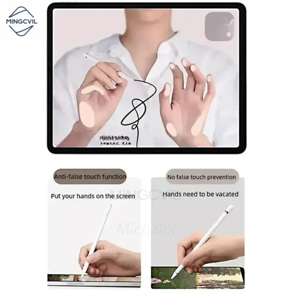 Ipad Pencil M4 Stylus Pen for Air 6 M2 Pro M3 Ipad Pro 11 12.9 13 7/8/9/10/11