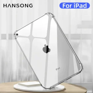 Silicon Transparent Case for Ipad Air 11 2024 Pro 11/9/8/7/6/5 Gen Air 4th Gen - Image 3