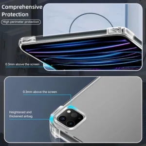 Silicon Transparent Case for Ipad Air 11 2024 Pro 11/9/8/7/6/5 Gen Air 4th Gen - Image 5